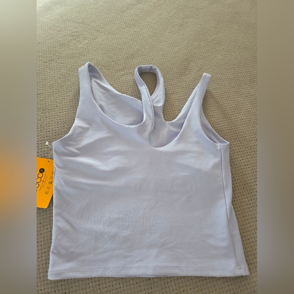 NEW Becco Midi cutout top purple size small (sports top/bra - no padding) - Picture 8 of 12